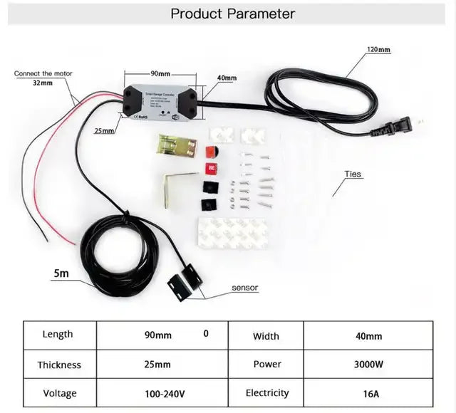 Smart Home Tuya APP Use for Automatic Gate/Door Opener