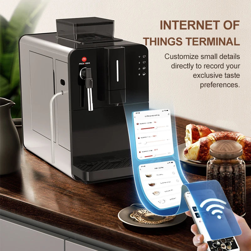 Hi03 All in One Smart Office Home Express Cappuccino Espresso Fully Automatic Coffee Machine