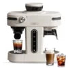 Mini Home Coffee Maker Grain Semi Automatic Coffee Espresso Machine With Grinder