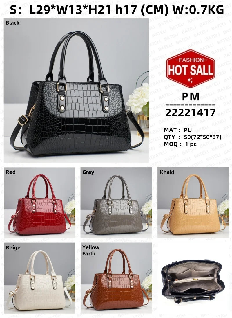 Large Capacity 2025 New Minimalist and Fashionable Versatile Three Piece Bags Women Handbags Bags