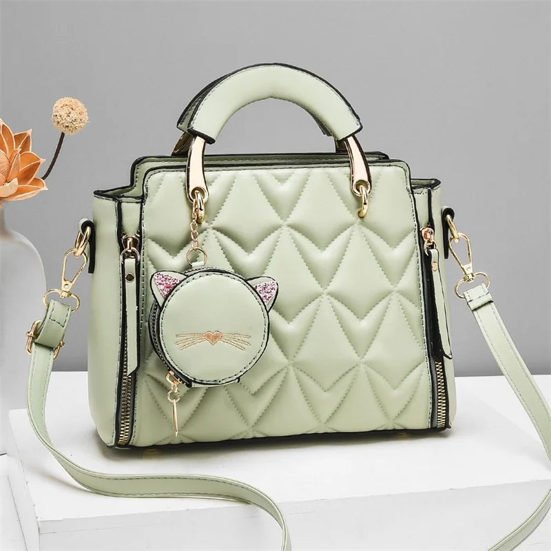 New Leather PU Luxury Hand Bags for Women Cute Bags Women Handbags Ladies Lady Bag Set Handbag Handbags