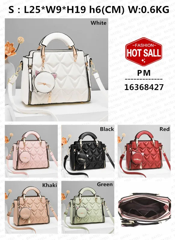 New Leather PU Luxury Hand Bags for Women Cute Bags Women Handbags Ladies Lady Bag Set Handbag Handbags