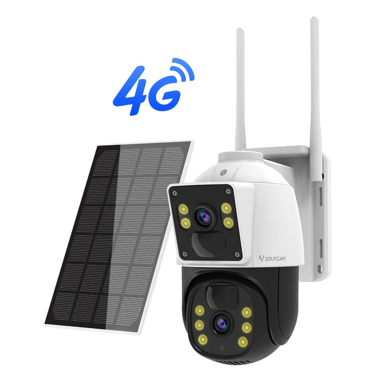 BG66DR Solar Local Storage 4K Spotlight Wireless Outdoor 4G WiFi Color Night Vision 2-Way Audio Home Security Battery Camera WiFi