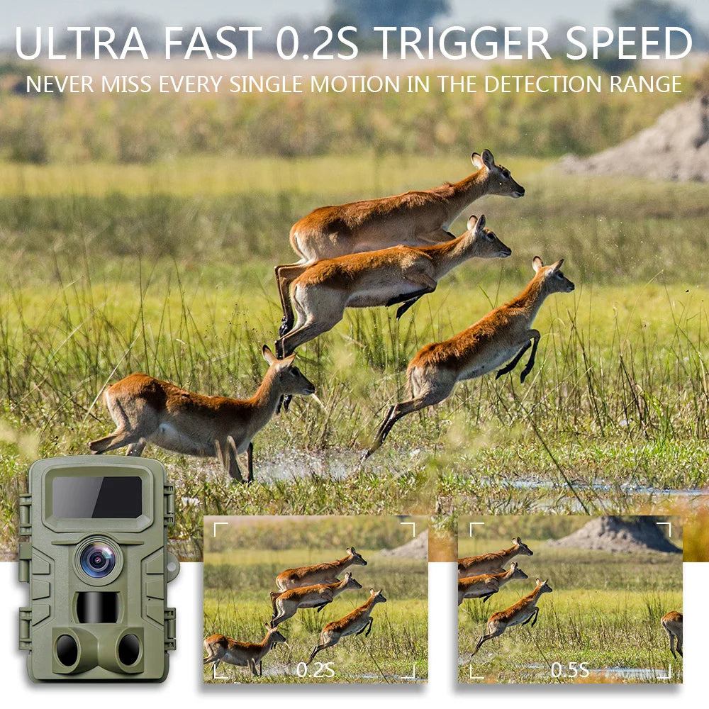 PR701 4K Wildlife 48MP Video Recording Night Vision Security Waterproof Ip65 Outdoor Trail Hunting Camera 4K With Motion Sensor
