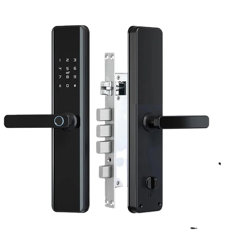 Tuya APP Remote Control Smart Home Door Lock M1 Door Access Control Anti-theft Lock Biometric Fingerprint Lock
