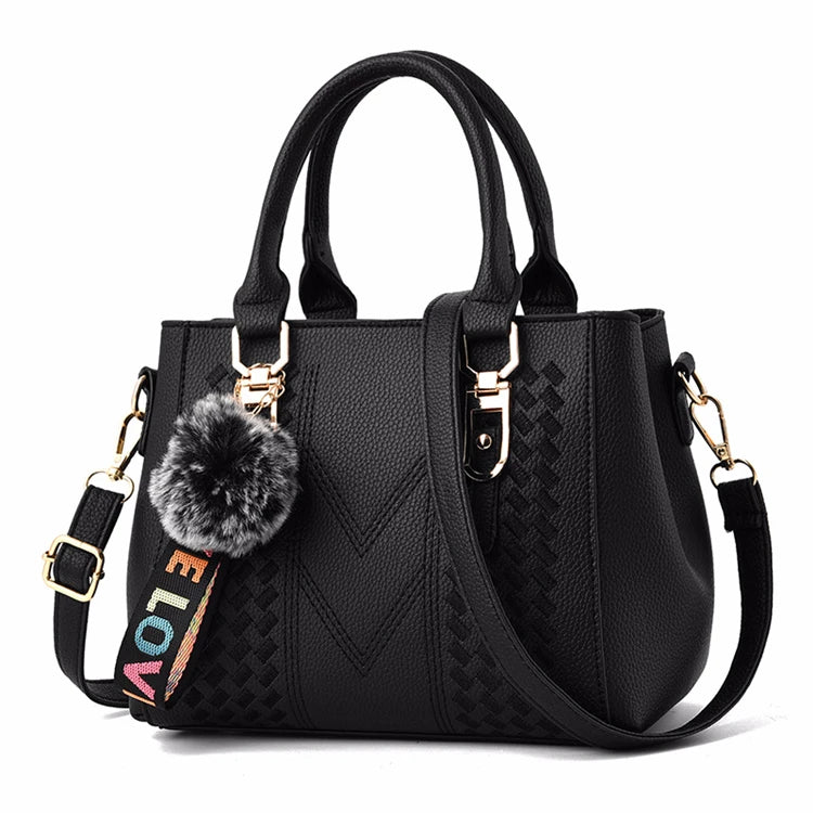 Korean Style High-quality Women Handbags Ladies Trendy Products Pu Leather Handbag Set for Lady Tote Bag
