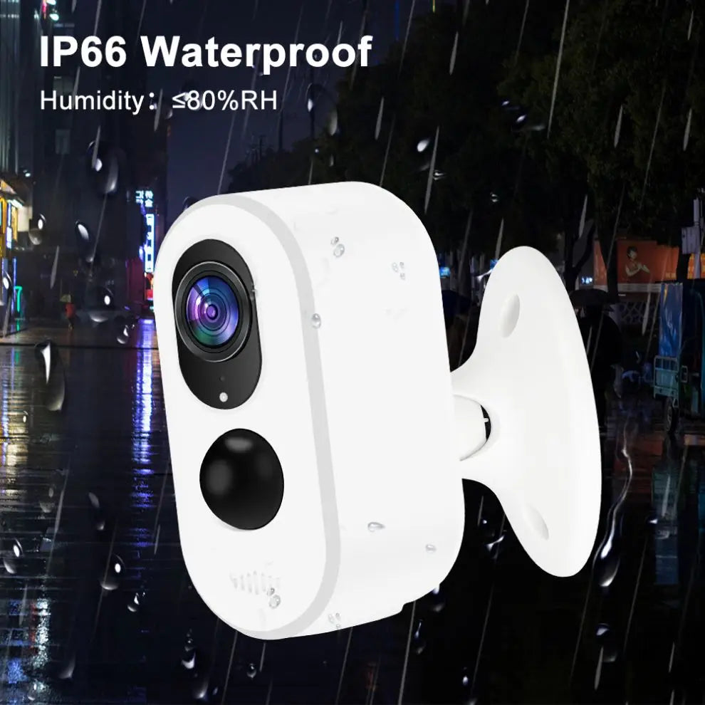 Tuya IP66 1080P Wire-Free Battery Solar Powered Outdoor Security Wifi 4G SIm IP Rechargeable Battery Smart Camera