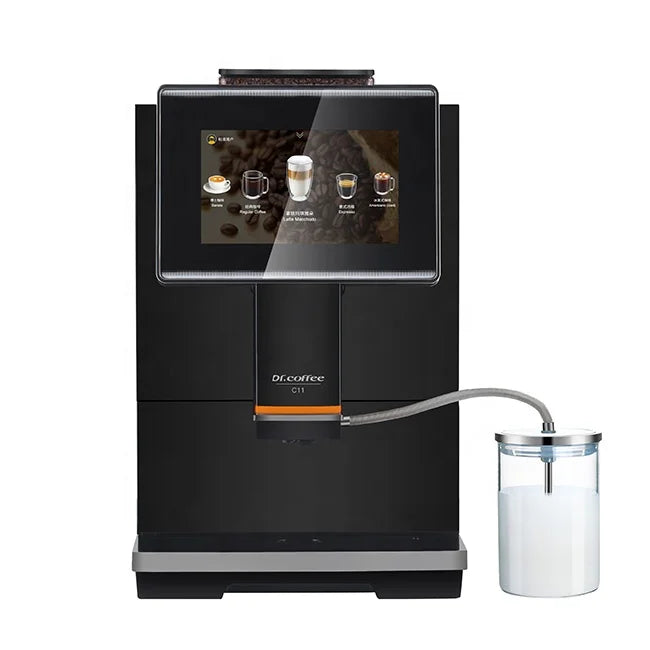 Dr Coffee C11L Home Office Automatic Coffee Machine Espresso Maker with Milk Frother Bean to Cup Machine