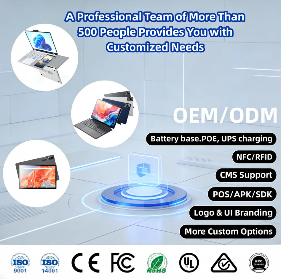11-Inch 7 Ultra 16GB+1TB 5G Wifi Nano SIM Android PC Tablet MTK Quad Core Processor 4G Network for Gaming Education Business