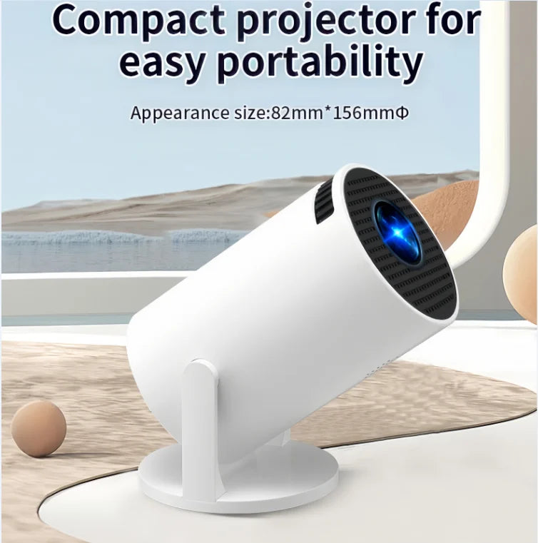 HY200 Smart Projector Android 11.0 Mini Full Hd Portable Projector 480p Smart Home Android Projector