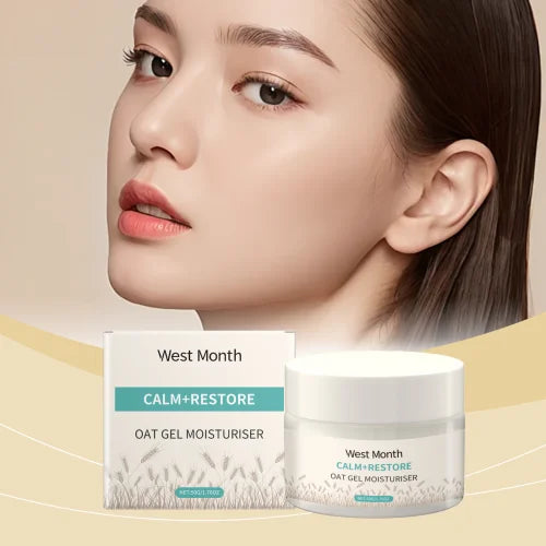 West Month Oat Face Cream Deep Nourishing Gentle Skin Care Moisturizing Lotion