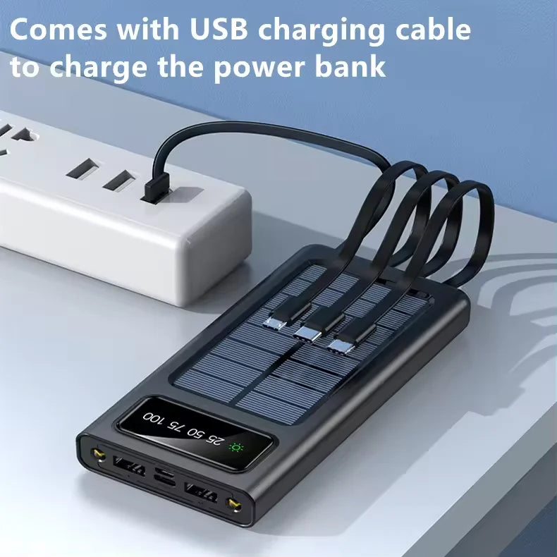 Wholesale Dual Usb Li-polymer Solar Mobile Charger Power Bank Portable Solar Power Bank 10000mah