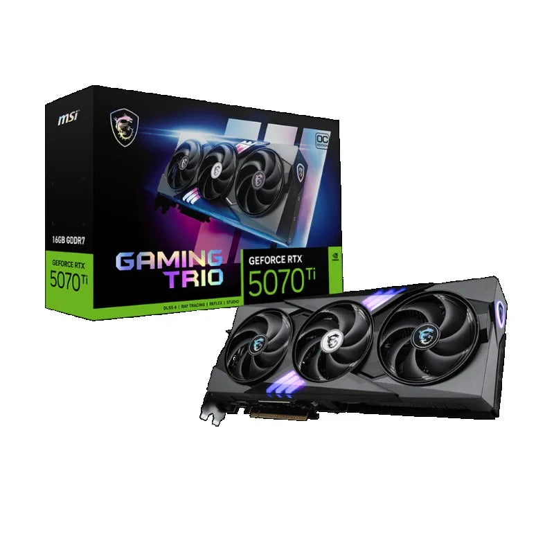 For GeForce RTX 5070 Ti 16G GAMING TRIO OC PLUS MXM Fan Desktop Video Card New GDDR7 256bit