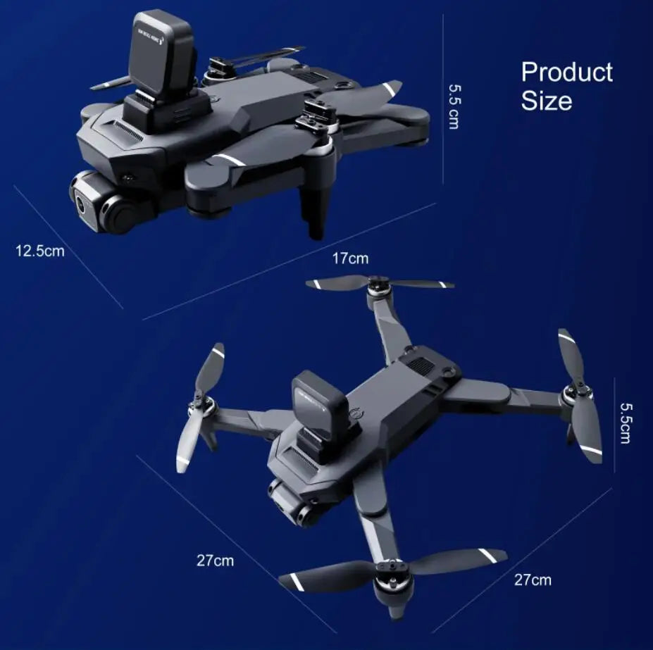 New S109 5G GPS Drone 4K Profesional HD Dual Camera WiFi Fpv Mini Drone Brushless Motor Quadcopter