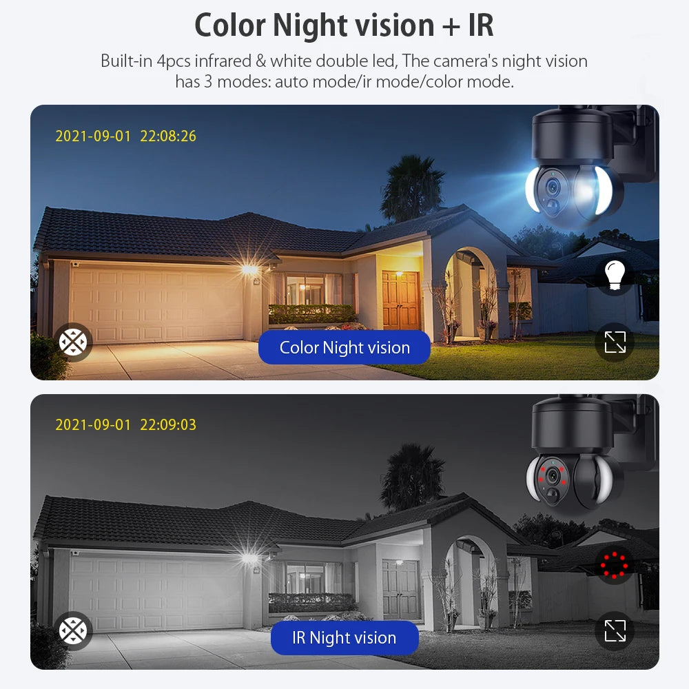 TuoAn OEM/ODM Low MOQ Outdoor Security Wireless Camera Solar Powered Camera 4G TUYA Solar Battery Camera