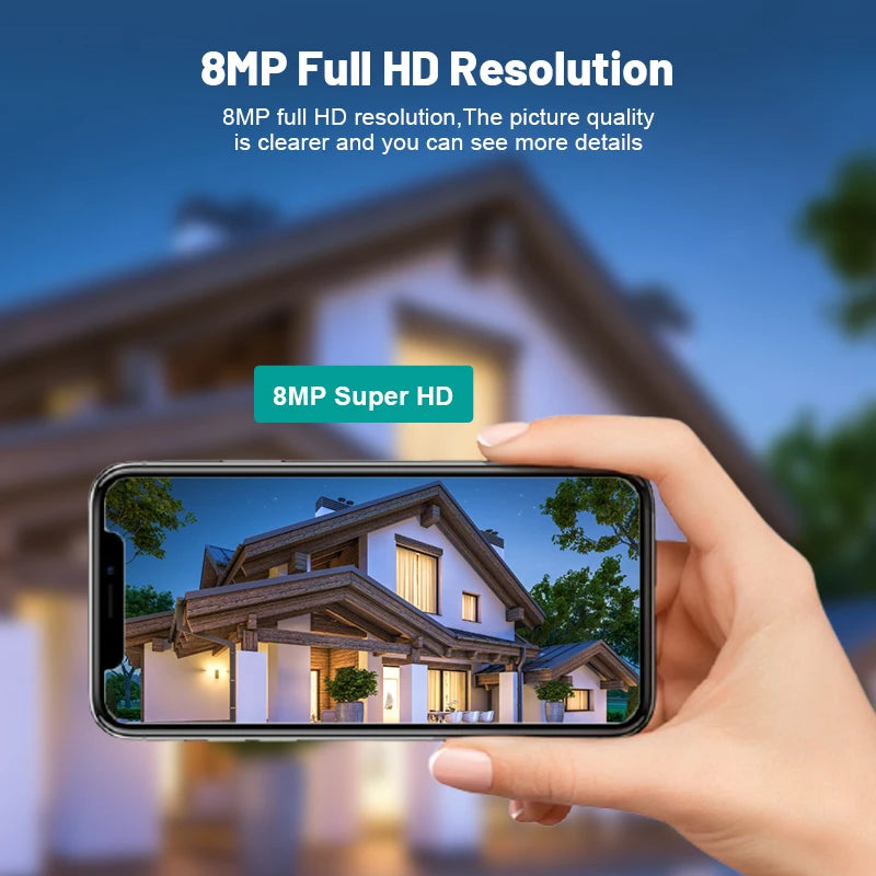 4G Ptz Wifi Cctv Camera Home Secure Camera System Wireless 8Mp 4K 30X Ptz Ip Speed Dome Camera Auto Tracking