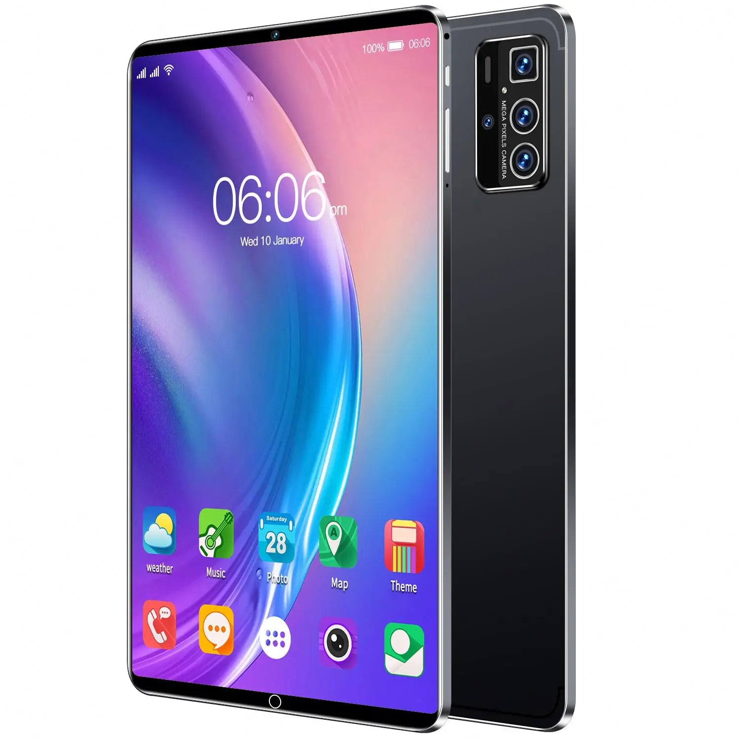 Pro 14 Branded 10.1 Inch Dual SIM Android Tablet 16GB+1TB Educational and Includes Phone Call Feature