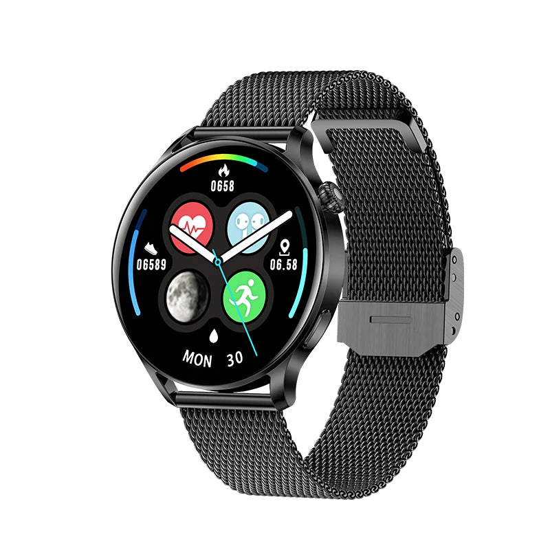 HTech New Arrival 2025 AK37 Smart Watch Round Screen Smart Sport Watches for Men Digital Watch AK37 SmartWatch