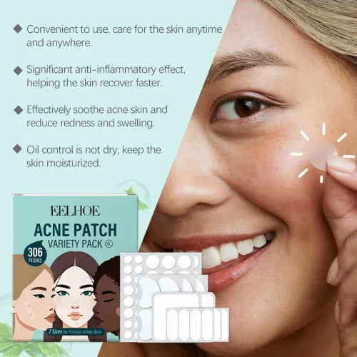EELHOE Acne Set Facial Daily Gentle Cleansing Soothing Nourishing Skin Care Patch