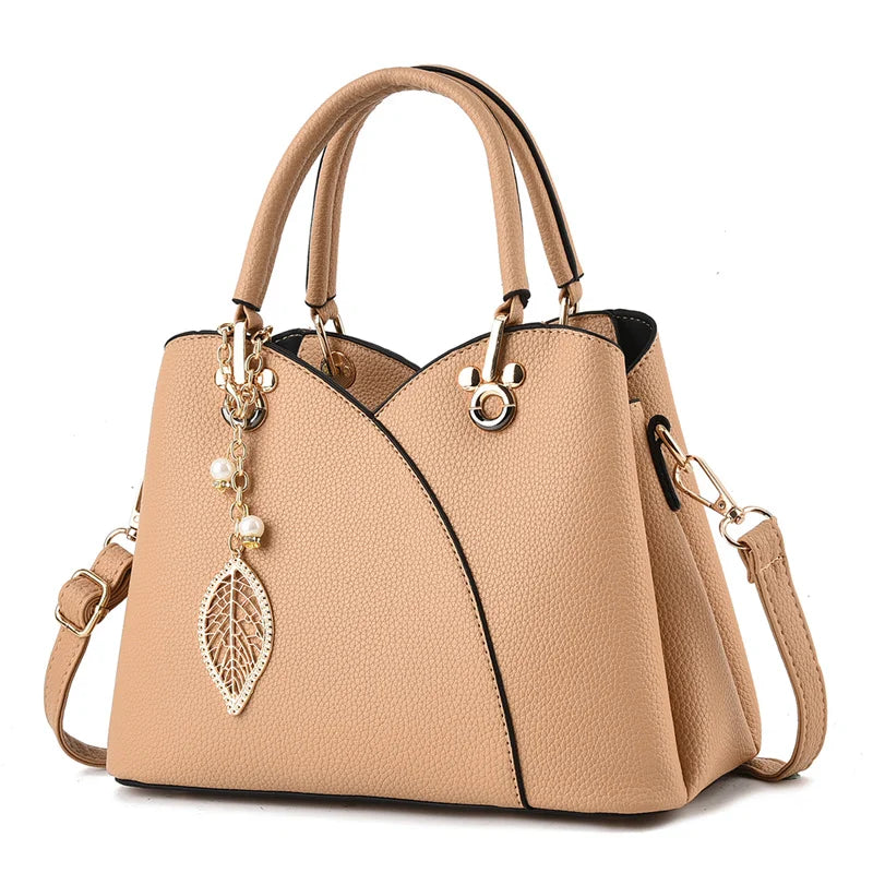 Large Capacity Versatile 2024 New Fashionable and Simple Solid Color Small Fresh Bags Women Handbags Lady