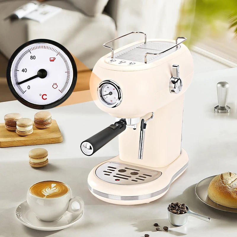 15Bar Home use Cafetera Small Semi Automatic Coffee Maker Espresso Machine