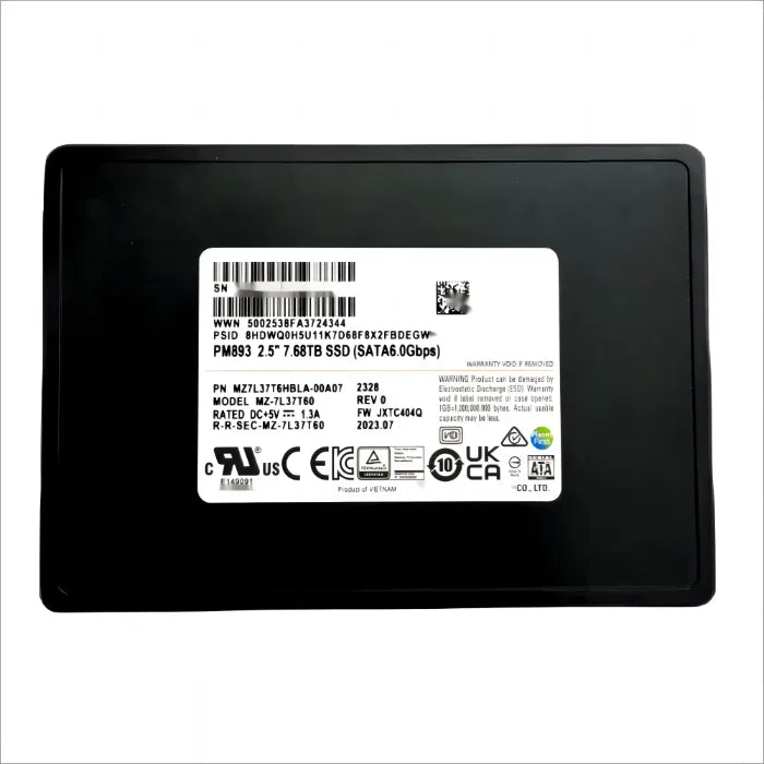 Original Brand New Ssd Pm893 2.5 240g Sata Mz7l3240hchq-00a07 Server Inch Solid State Drive Hard Disk