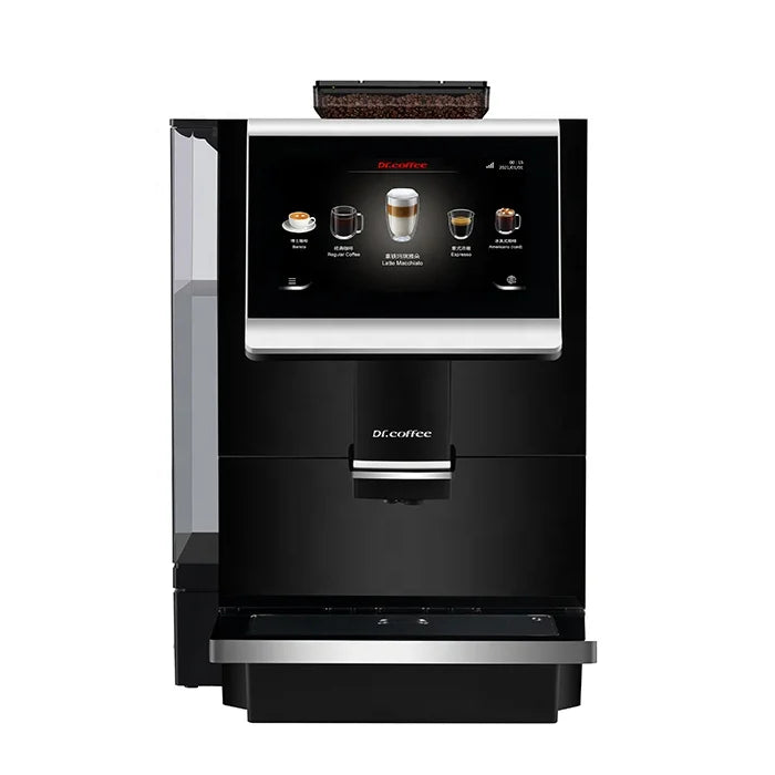 Dr Coffee C12 Household Automatic Coffee Machine Home Espresso Maker with Milk Frother Self-Cleaning System