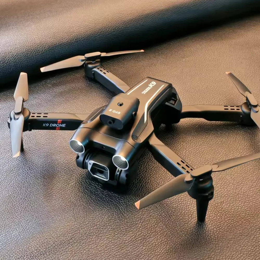 K9 Pro Mini Drone 4K HD Dual Camera WIFI FPV UAV Four-way Obstacle Avoidance Optical Flow Hovering Professional RC Drone