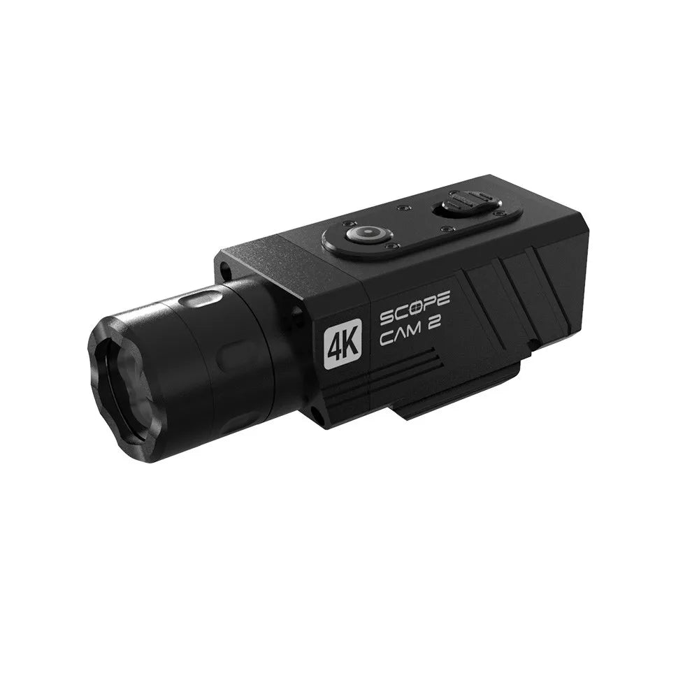 RunCam 4K Hunting Action Camera ScopeCam2 Waterproof Shockproof Zoom Hunting Camera with Built-in Pica-Tiny Rail Mount