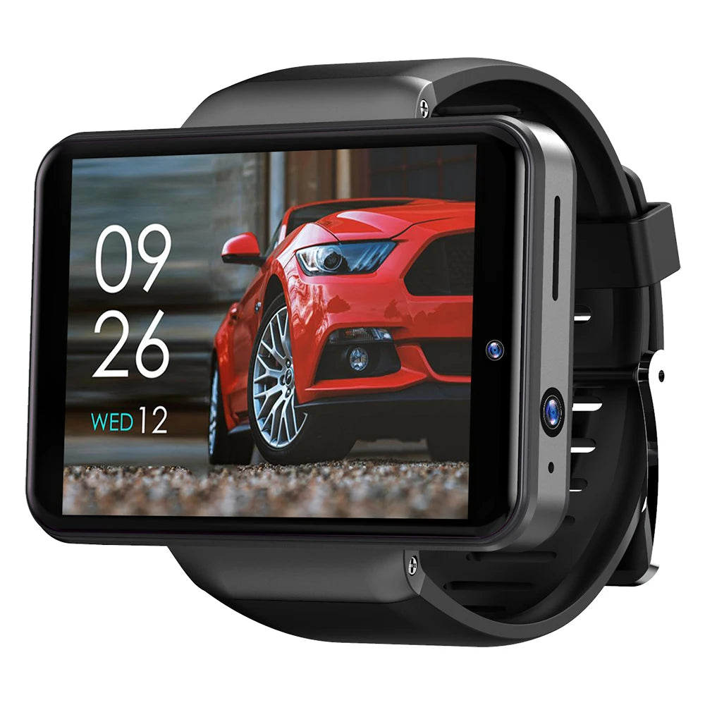 DM100 4G Smart Watch WiFi Bluetooth Android OS Smartwatch 2.86 Inch Full Touch Screen 32GB RAM Dual Cameras Sports Smart PK S999