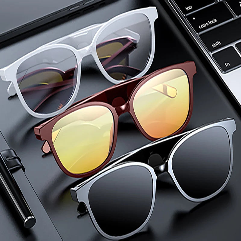 Wireless 5.0  Smart Sunglasses Audio Digital Glass Headset Smart Wearable Accessory for Music Listening