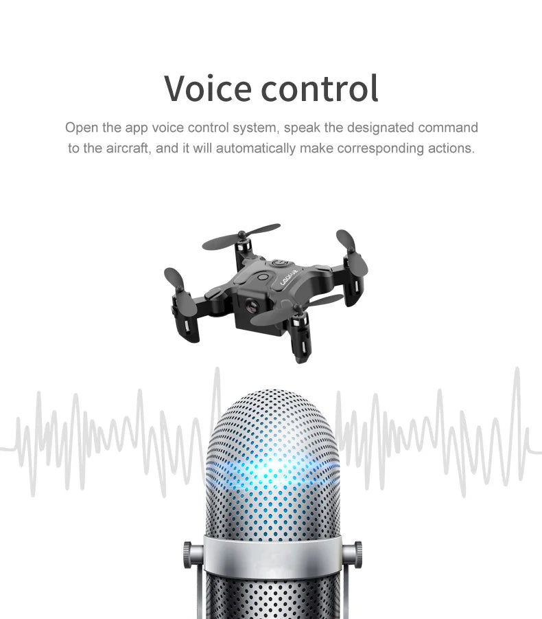 Factory 4DRC V2 Mini Drone 4K HD Camera WiFi FPV Air Pressure Altitude Hold Foldable RC Quadcopter Dron Toys for Kids