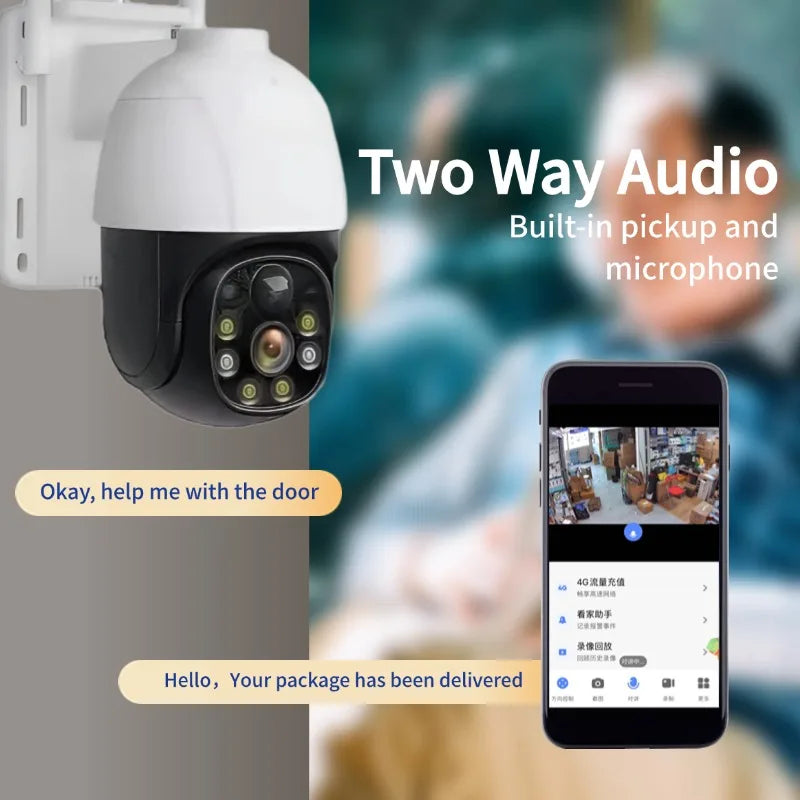 Camera Wifi V380 Outdoor Camera High Quality Hot Sale Solar Security Camera