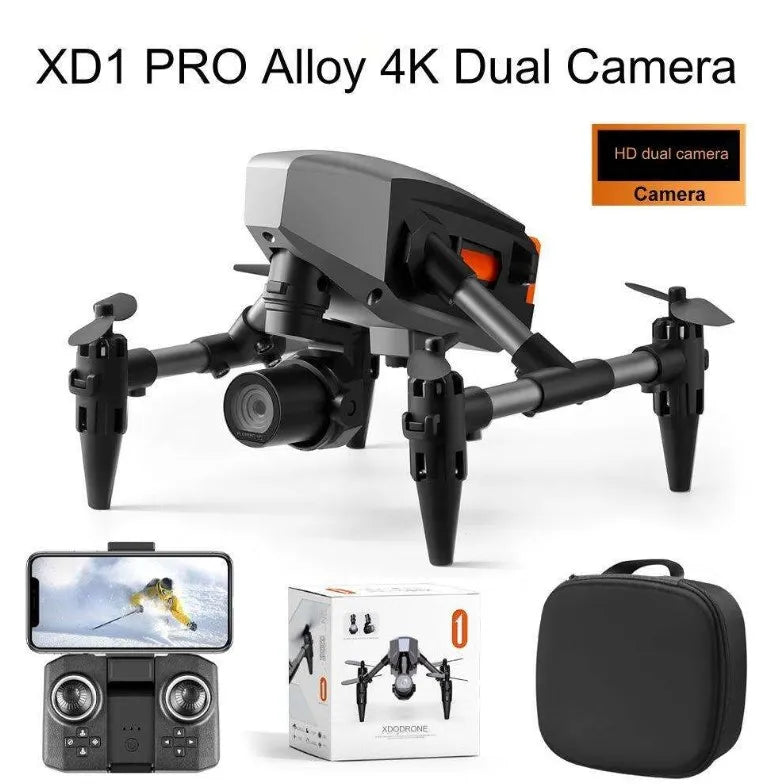 XD1 Mini RC Drone Dual 4K HD Camera Wifi Fpv Photography Foldable Quadcopter Optical Flow Professional Drones Toys Gifts