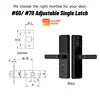Tediton Waterproof Biometric Digital Fingerprint Smart Camera Door Lock With Tuya Wifi for Home Apartment