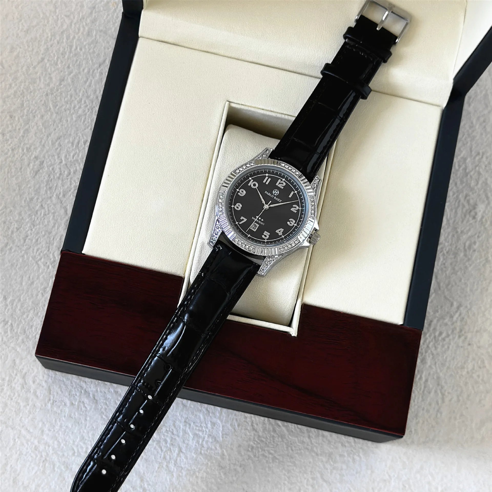 Quartz Watch New High-value Brand Men's Watches Cross-border Foreign Trade for Explosive Fashion Rhinestones Light Luxury