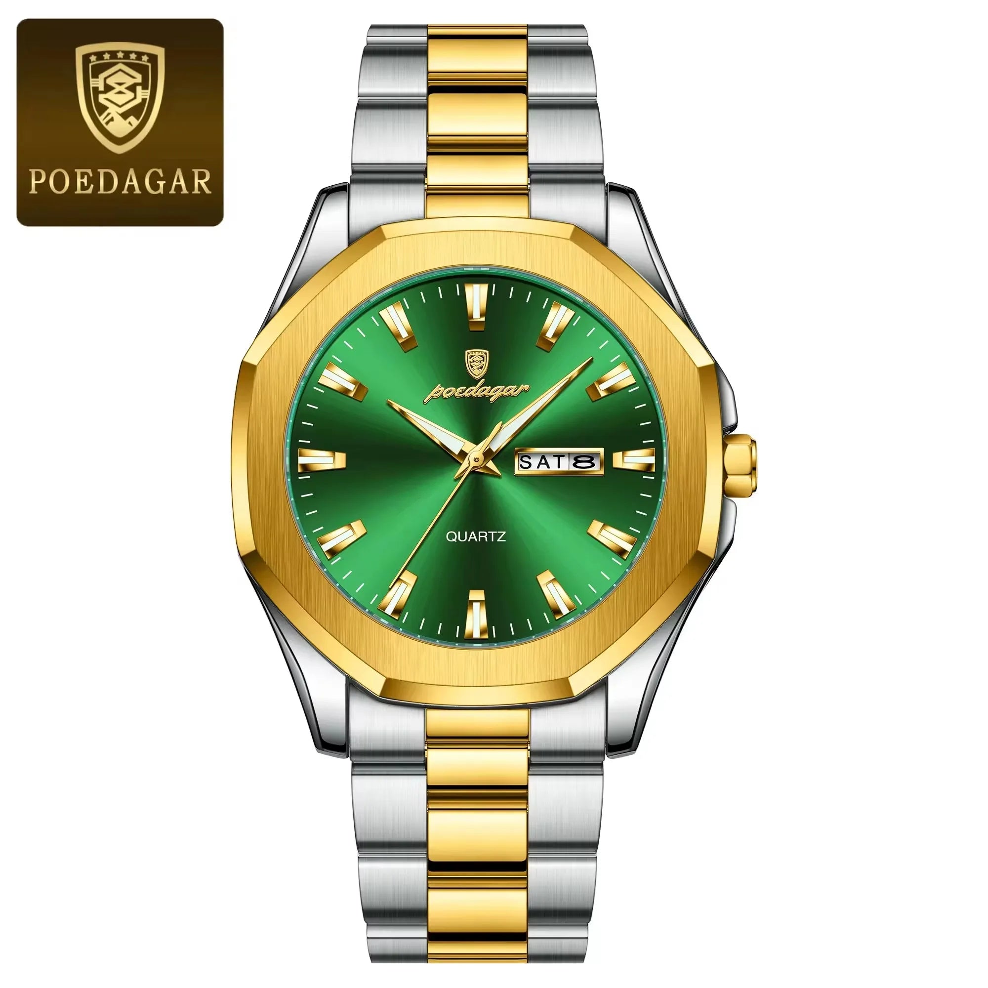 POEDAGAR Watch for Men 875 New High Quality Sport Quartz Men's Watches Waterproof Steel Jewelry Wristwatches Reloj Montre Gift