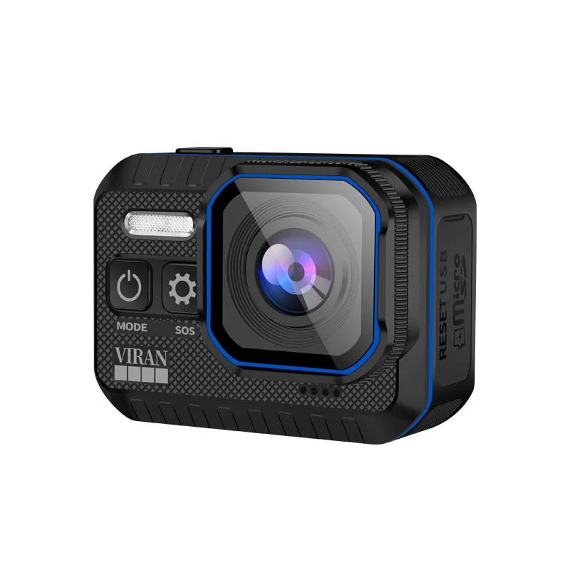 Viran Action Camera 4K 60FPS Waterproof Camera 5m Underwater Ultra HD 170°Wide Angle Shooting Camera for Cycling Ice Skating