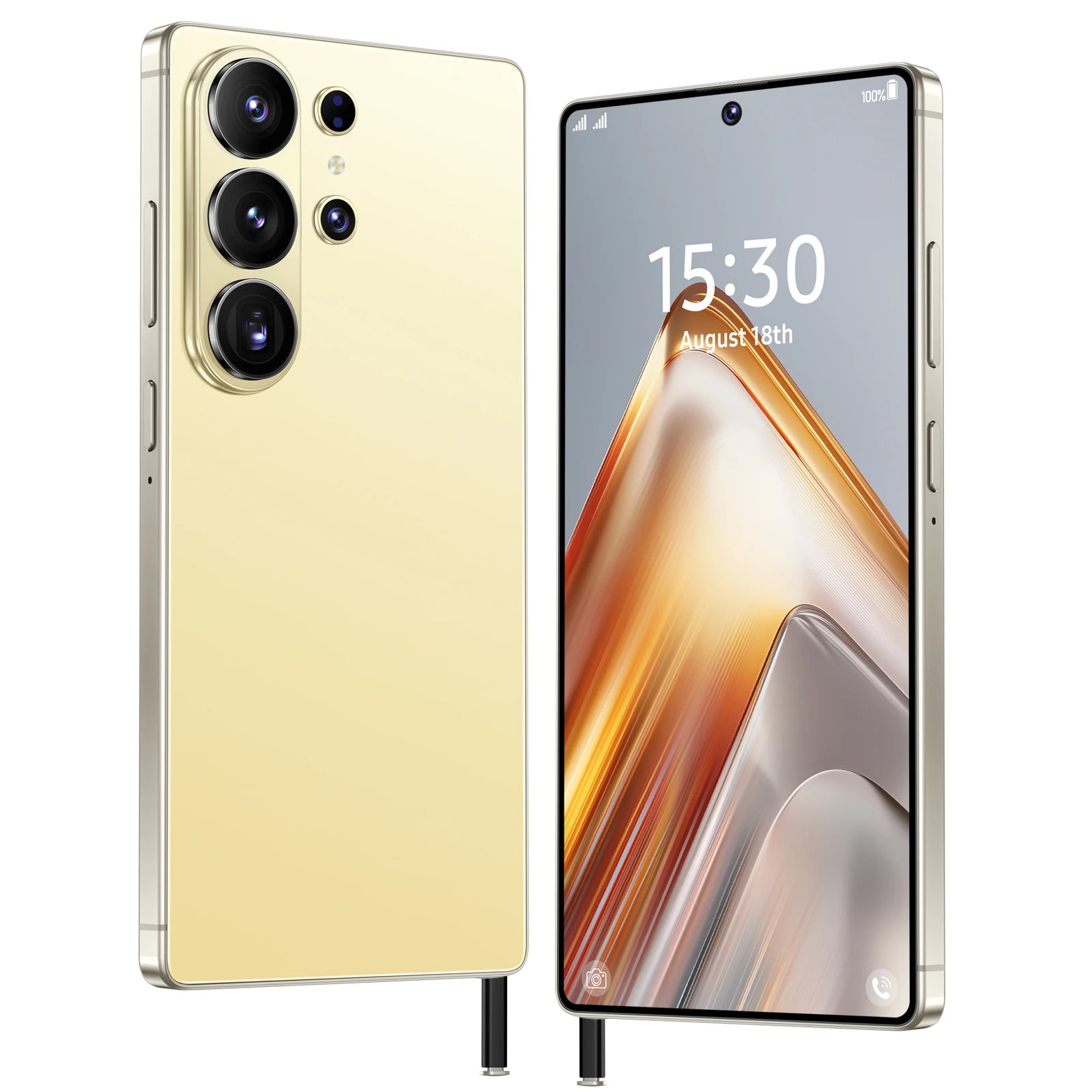 For S26 Ultra 5G Android 15 Octa Core Smartphone French OLED 144Hz Display Above 8000mAh Battery Gaming Phone