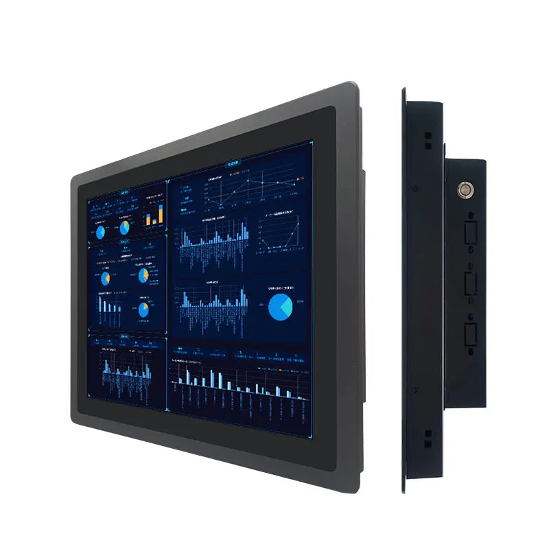 10-Inch All-in-One Android Tablet Desktop Embedded VESA100*100mm Industrial Panel PC Linux J1900 J4125 I3 I5 I7 DVI Touch Screen