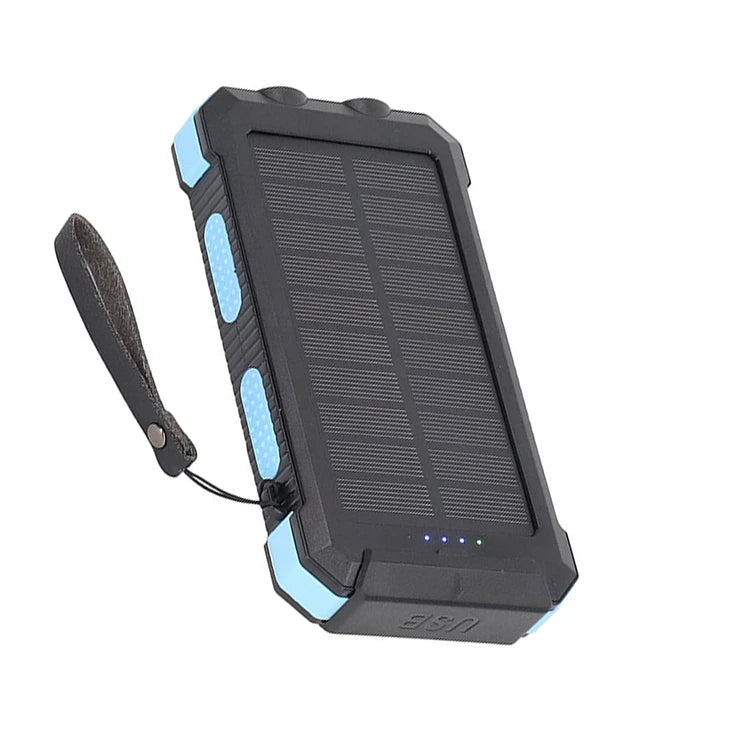 Outdoor Emergency Portable Solar Power Bank Type-c 20000mah Dual Usb Solar Panel Portable Power Station