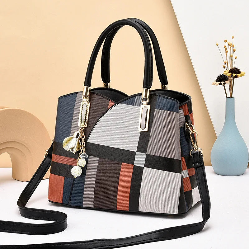 New Lattice High Capacity Fashion Trend Messenger Bags Luxury Women's Bags Womens Handbags Tote Bag