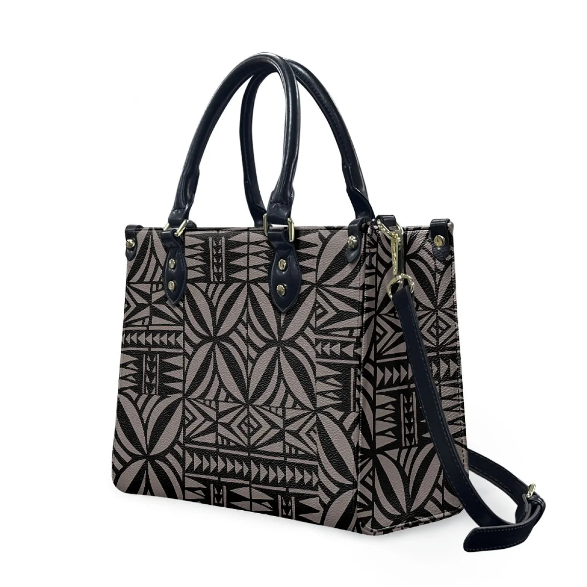Customize Women's Handbag Leather Bags Women Handbags Ladies Wholesale Custom Polynesia Hawaiian Style Handbags for Women Luxury