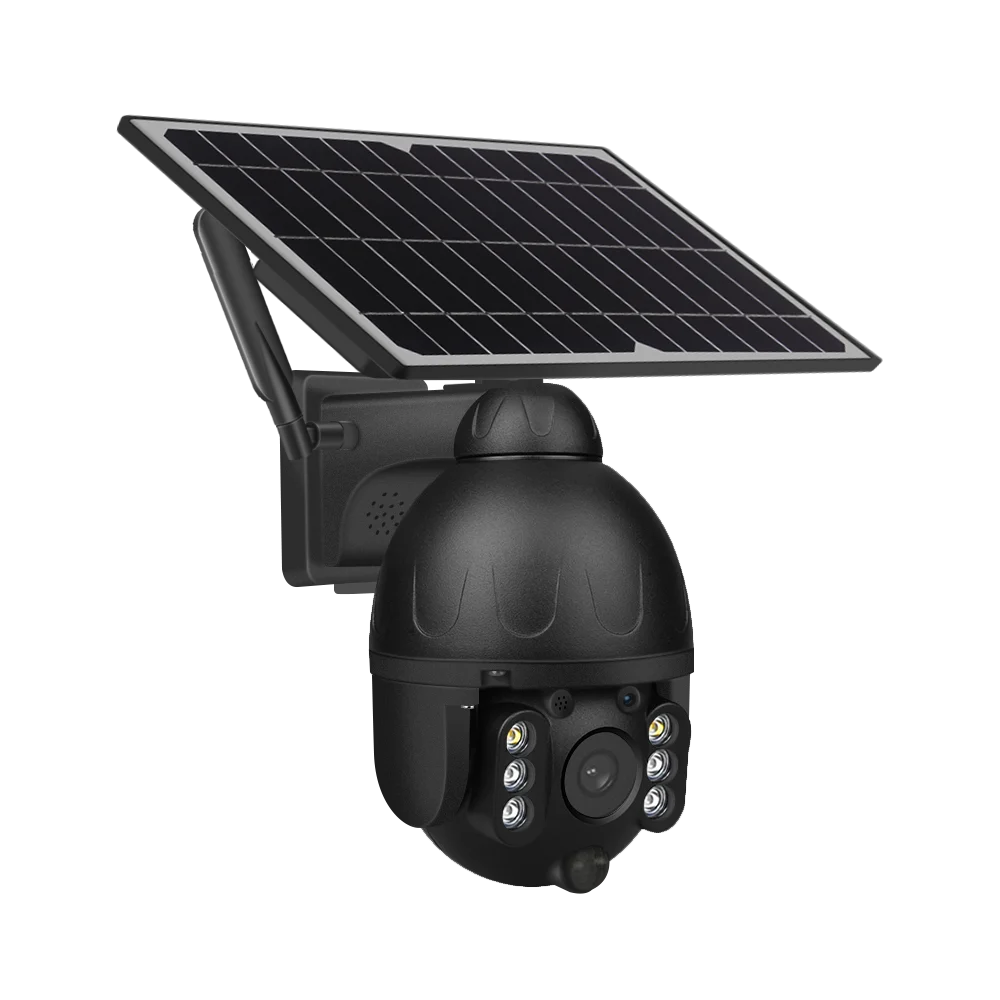 1080P Ptz Solar 4G Wifi Camera Solar Motion Detection Energy System Full Metal Casing 4G Solar Camera