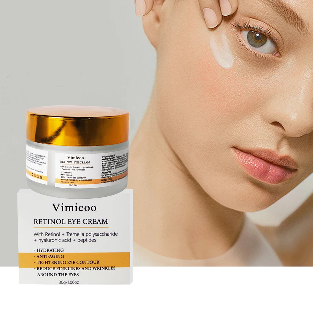 Wholesale Eye Cream Anti Wrinkle Retinol Vitamin a Collagen Repairing Hydrating Firming Lifting Anti Aging Skin Care Eye Cream