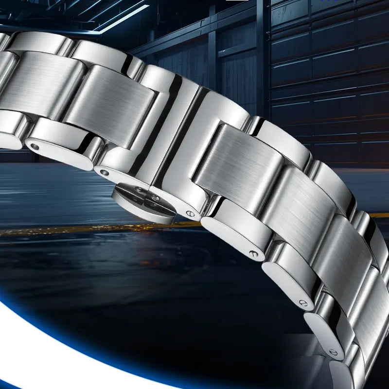 Mark Fairwhale Men's Watches Fashion Trend Automatic Mechanical  Movement Wristwatch  Luminous Watches for Men