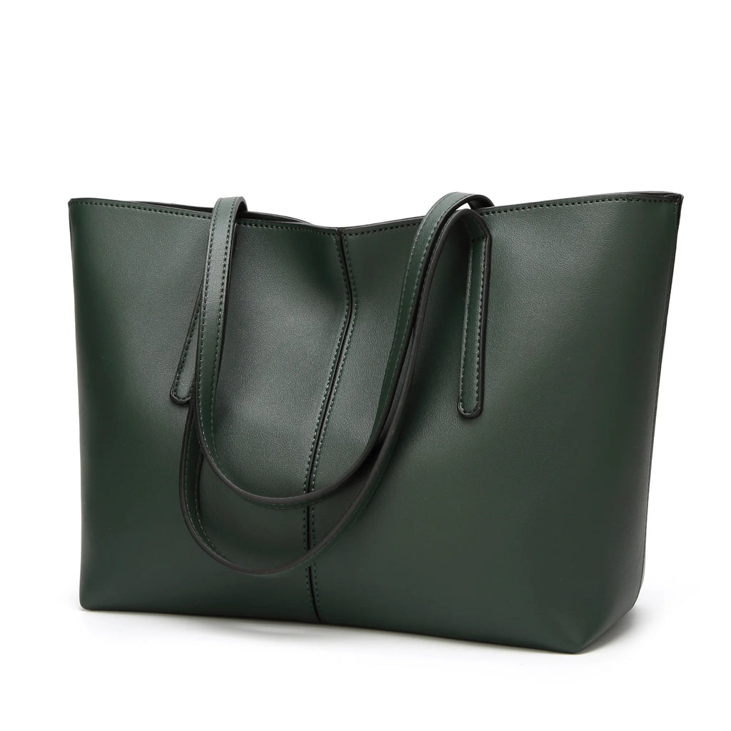 Designer New Fashion Trendy Women Luxury Big Handbag Wholesale Pu Leather Large Capacity Ladies Black Tote Hand Bag