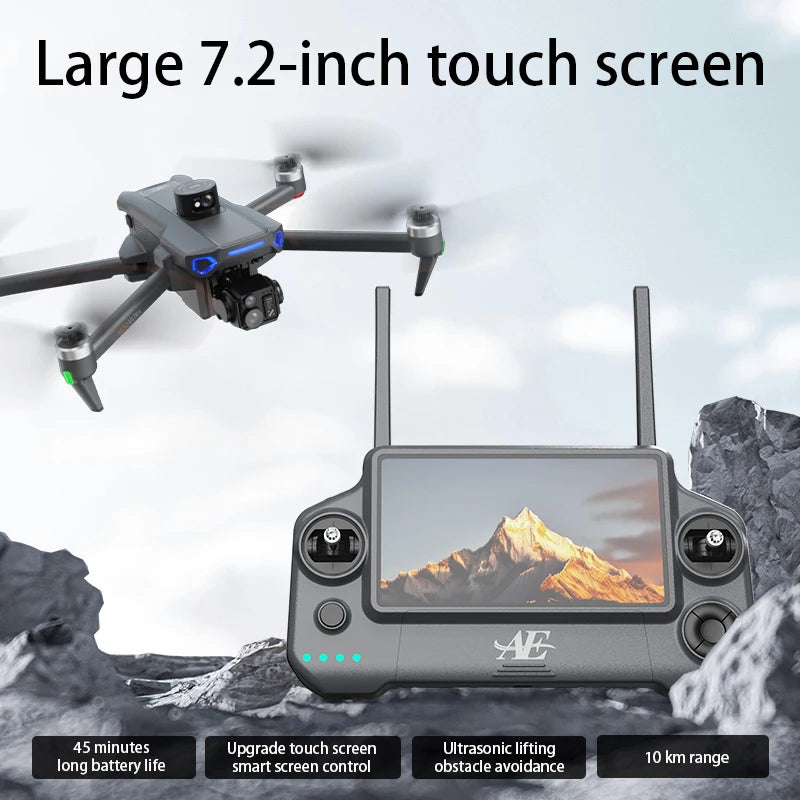 AE30 MINI 8K Dual Camera WiFi FPV Air Pressure Hold Foldable Quadcopter Professional Aerial Photography WITH OBSTACLE Adoidance