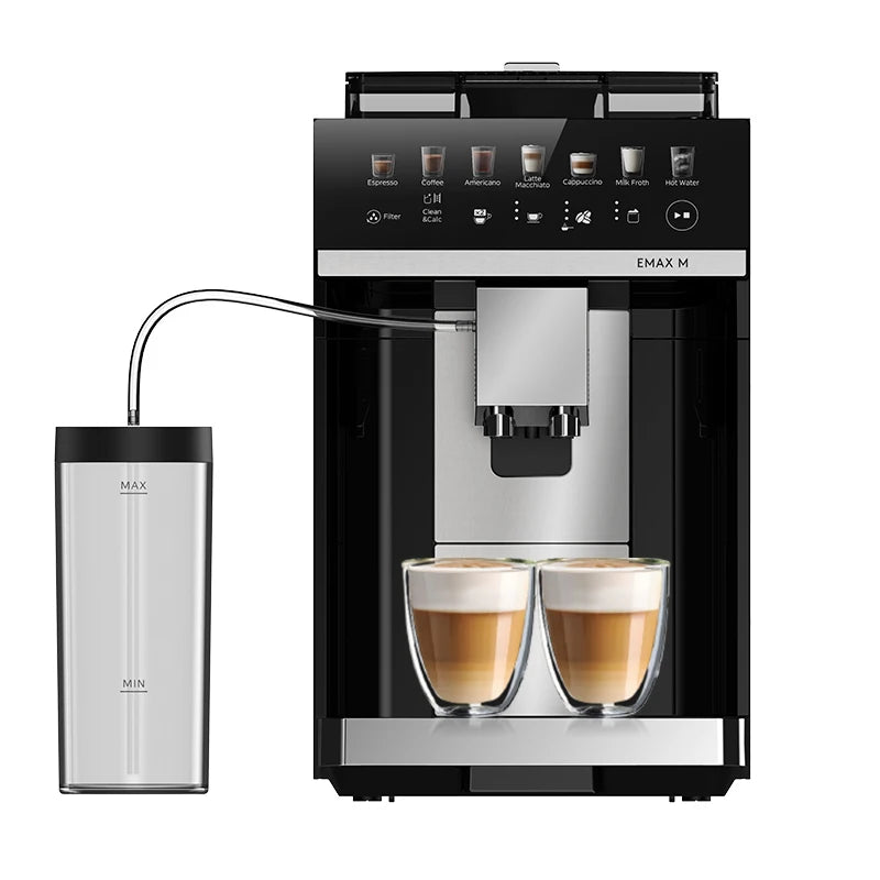 New Bean to Cup Milk Expresso Cappuccino Latte Espresso Machine Coffee Maker Full Automatic Coffee Machine for Home