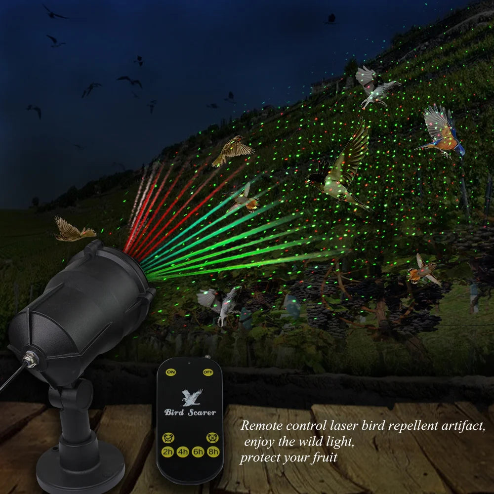 Outdoor Waterproof Bird Laser Deterrent Device Animal Repeller Scorpions Bed Bugs Spiders Bats Snakes Animal Control